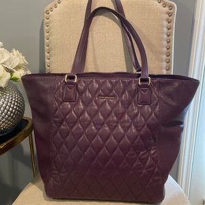 Vera Bradley Quilted Leather Bag